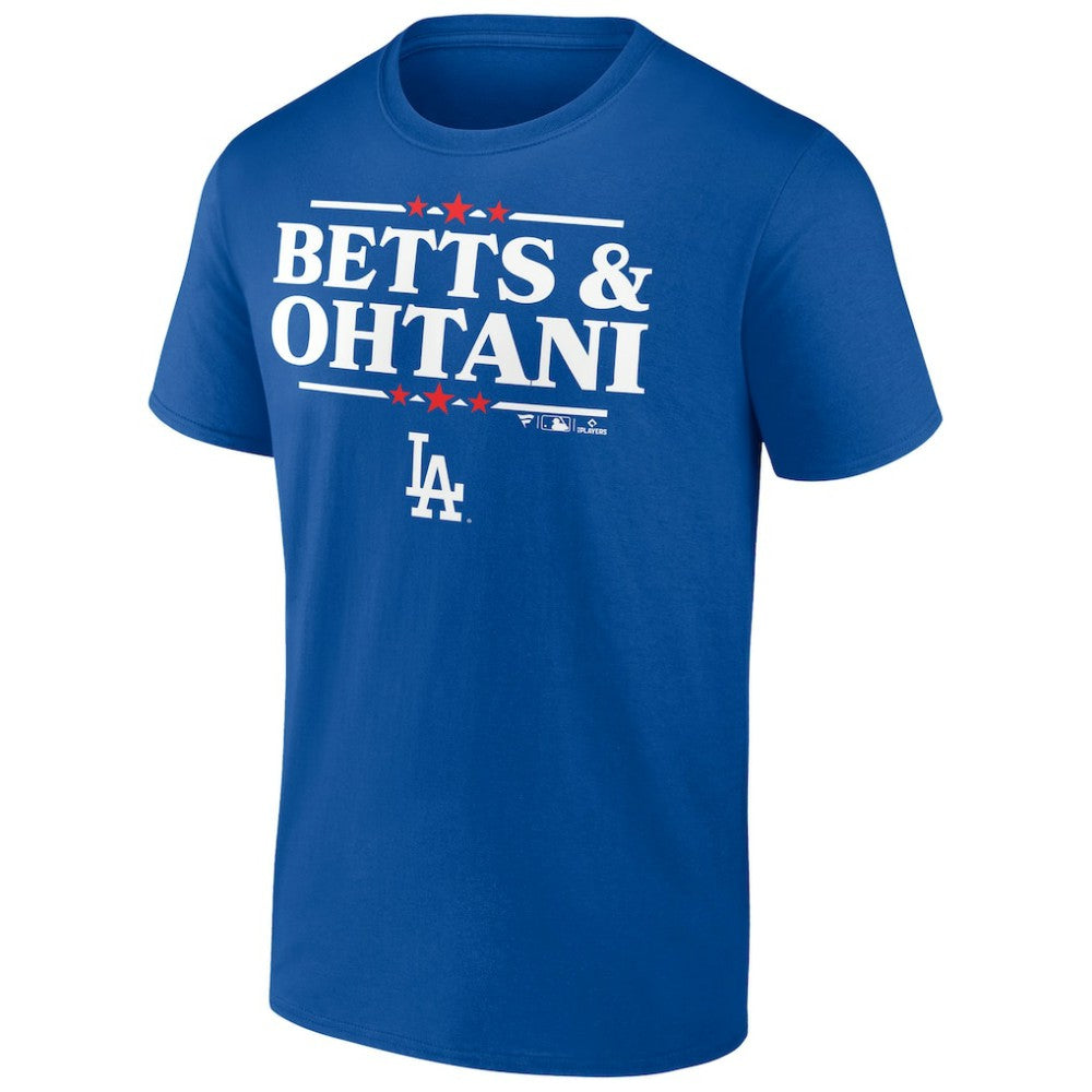 Mookie Betts & Shohei Ohtani Los Angeles Dodgers Election Player T-Shirt Royal
