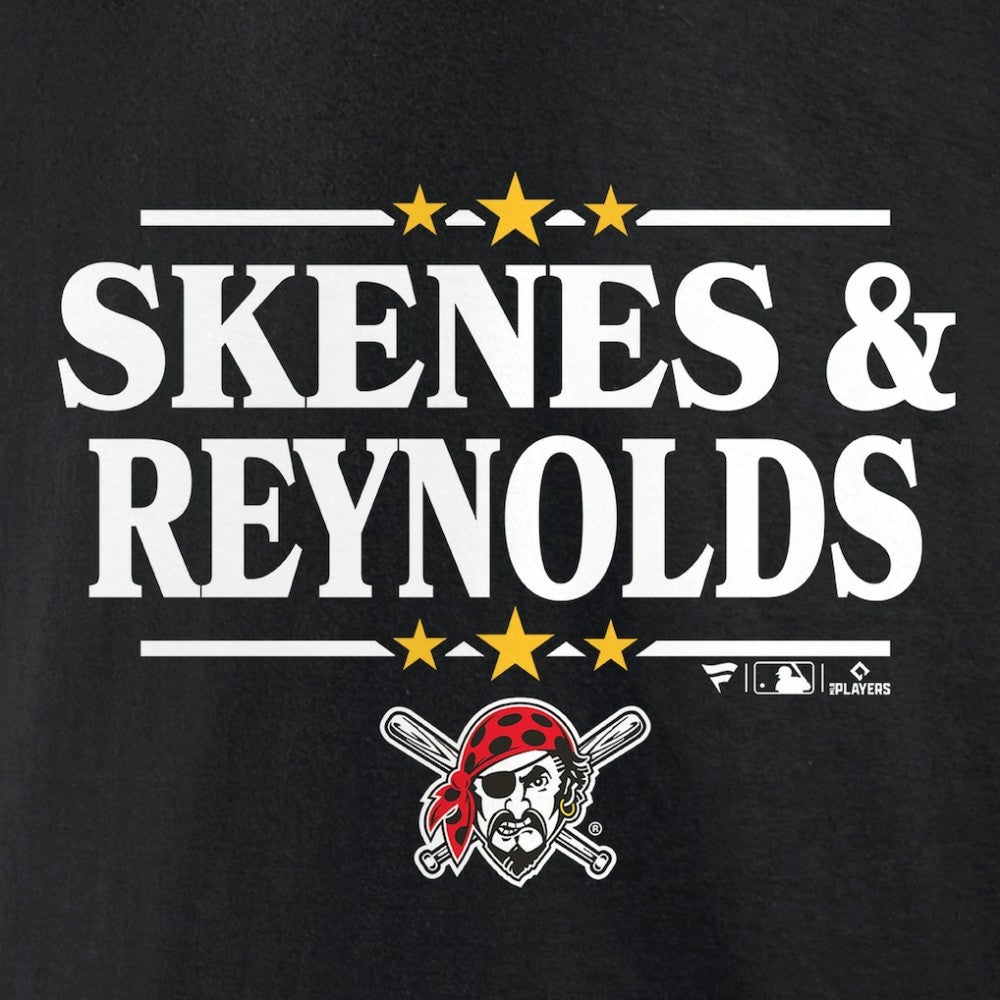 Paul Skenes & Bryan Reynolds Pittsburgh Pirates Election Player T-Shirt Black