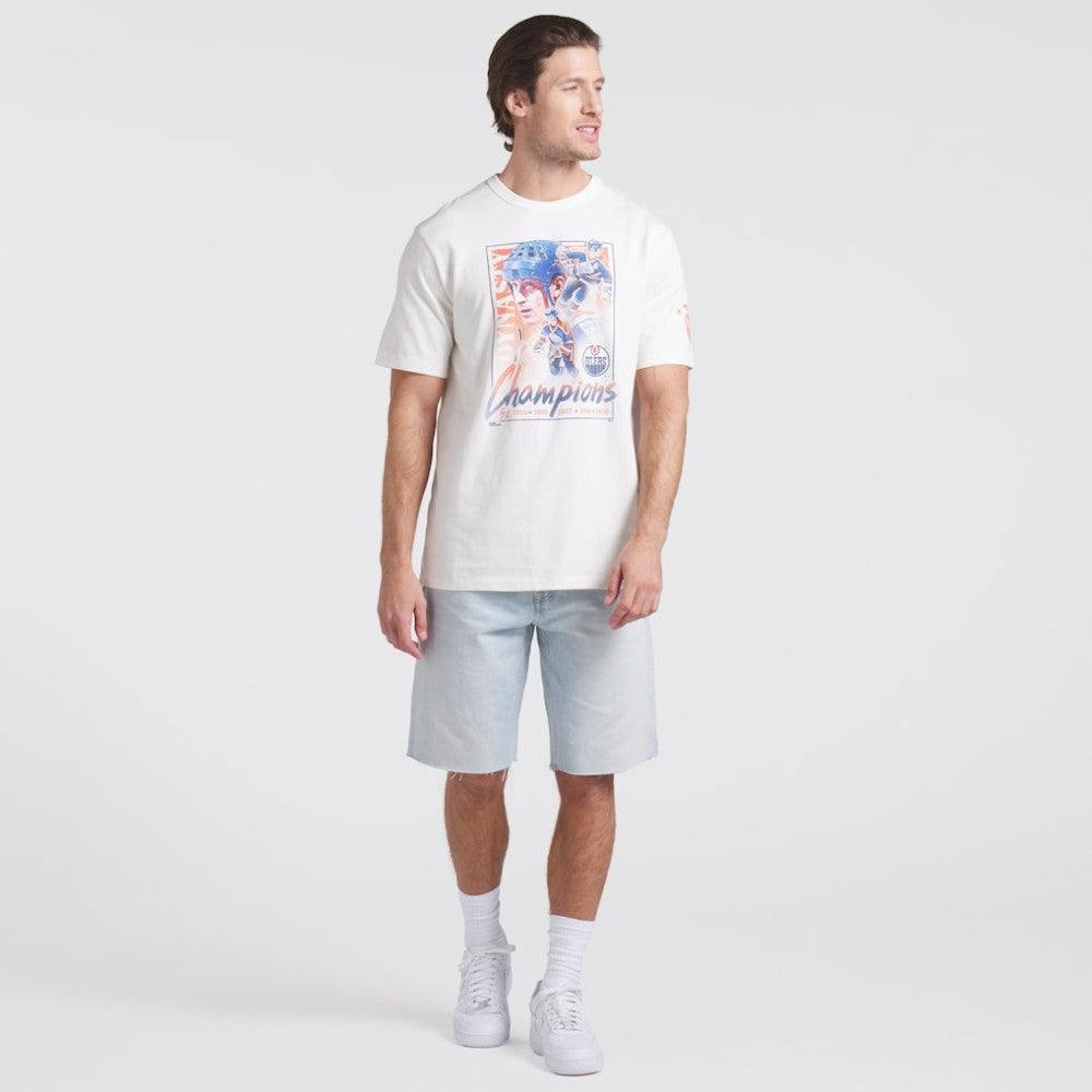 Edmonton Oilers Fanatics Decades Collection Timeless T-Shirt White