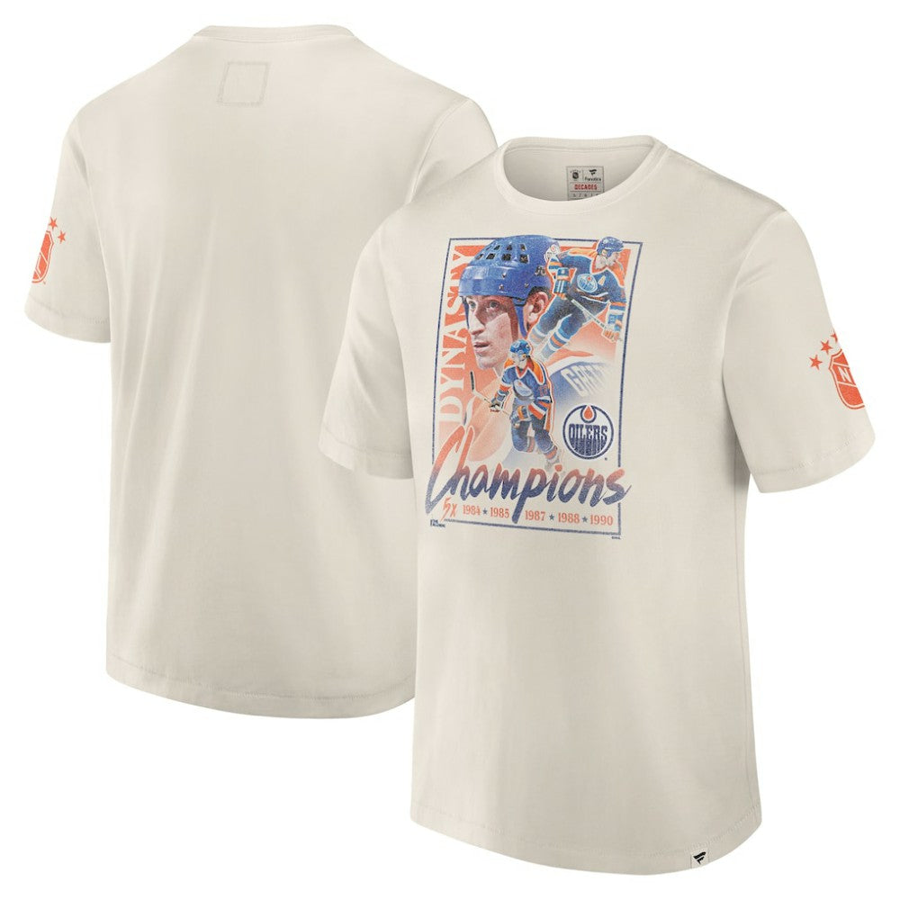 Edmonton Oilers Fanatics Decades Collection Timeless T-Shirt White