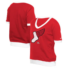 Chicago White Sox Women's 2025 City Connect Rhinestone V-Neck T-Shirt Red | New Era