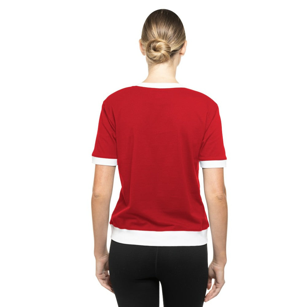 Chicago White Sox Women's 2025 City Connect Rhinestone V-Neck T-Shirt Red | New Era