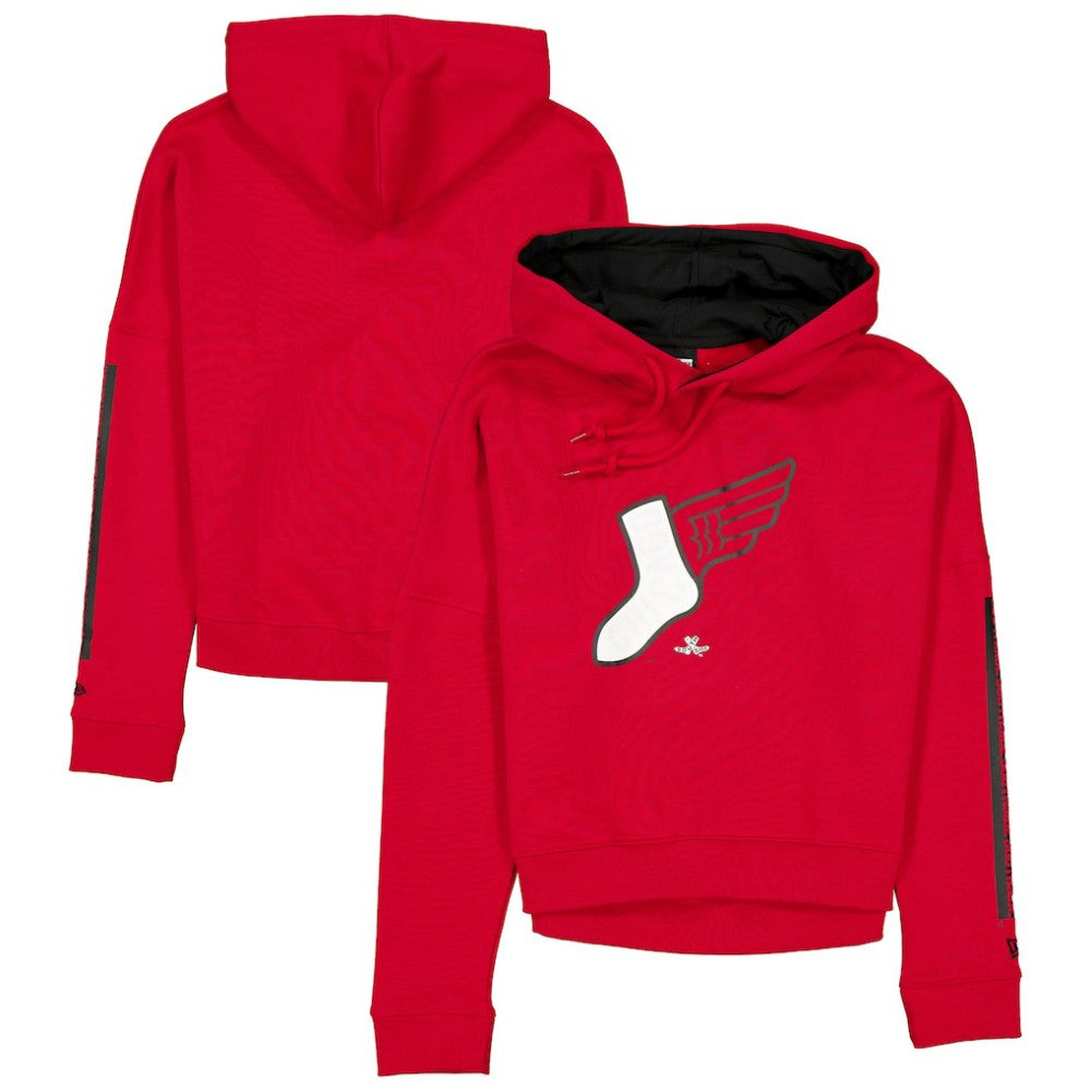 Chicago White Sox Women's 2025 City Connect Pullover Hoodie Red/Black | New Era