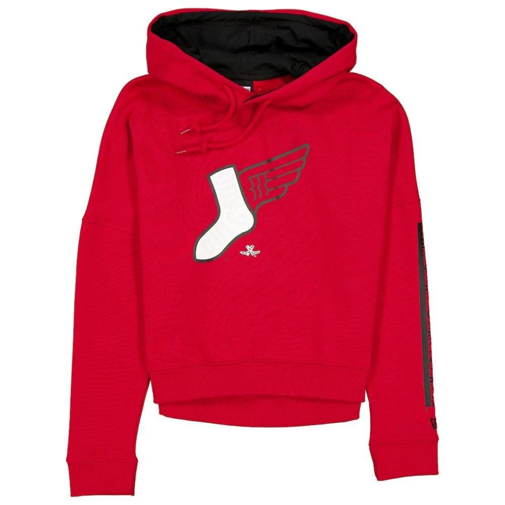 Chicago White Sox Women's 2025 City Connect Pullover Hoodie Red/Black | New Era