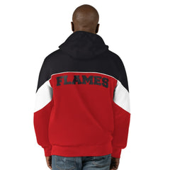 Calgary Flames Starter Power Forward Full-Zip Hoodie Red/Black