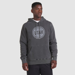 Utah Mammoth Fanatics Redwood Dark Pullover Hoodie Black