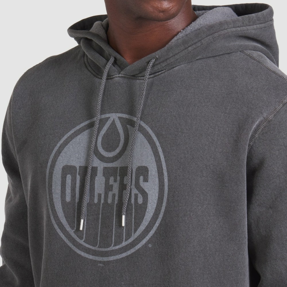 Edmonton Oilers Fanatics Made in Canada Pullover Hoodie Black