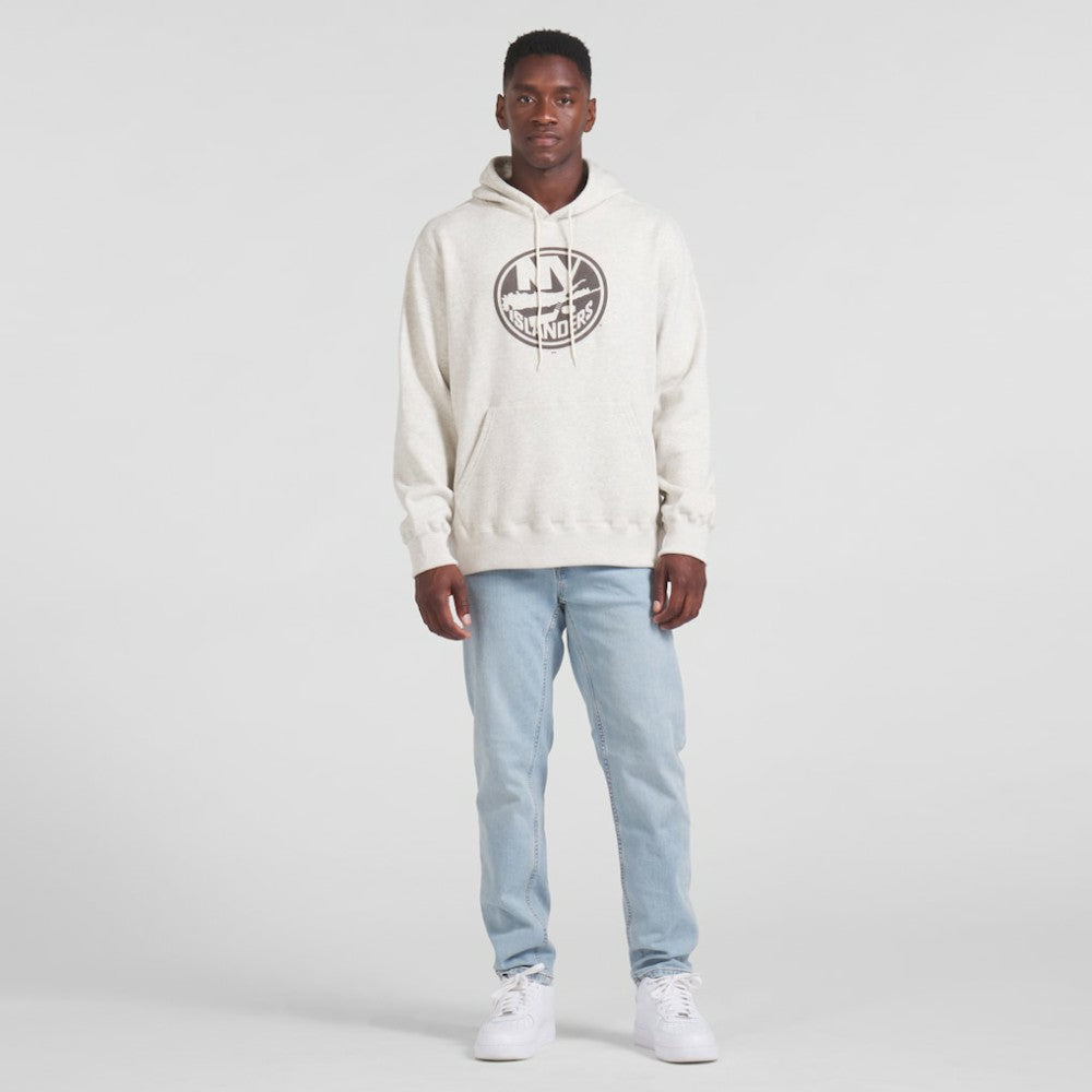 New York Islanders Fanatics Made in Canada Pullover Hoodie Cream
