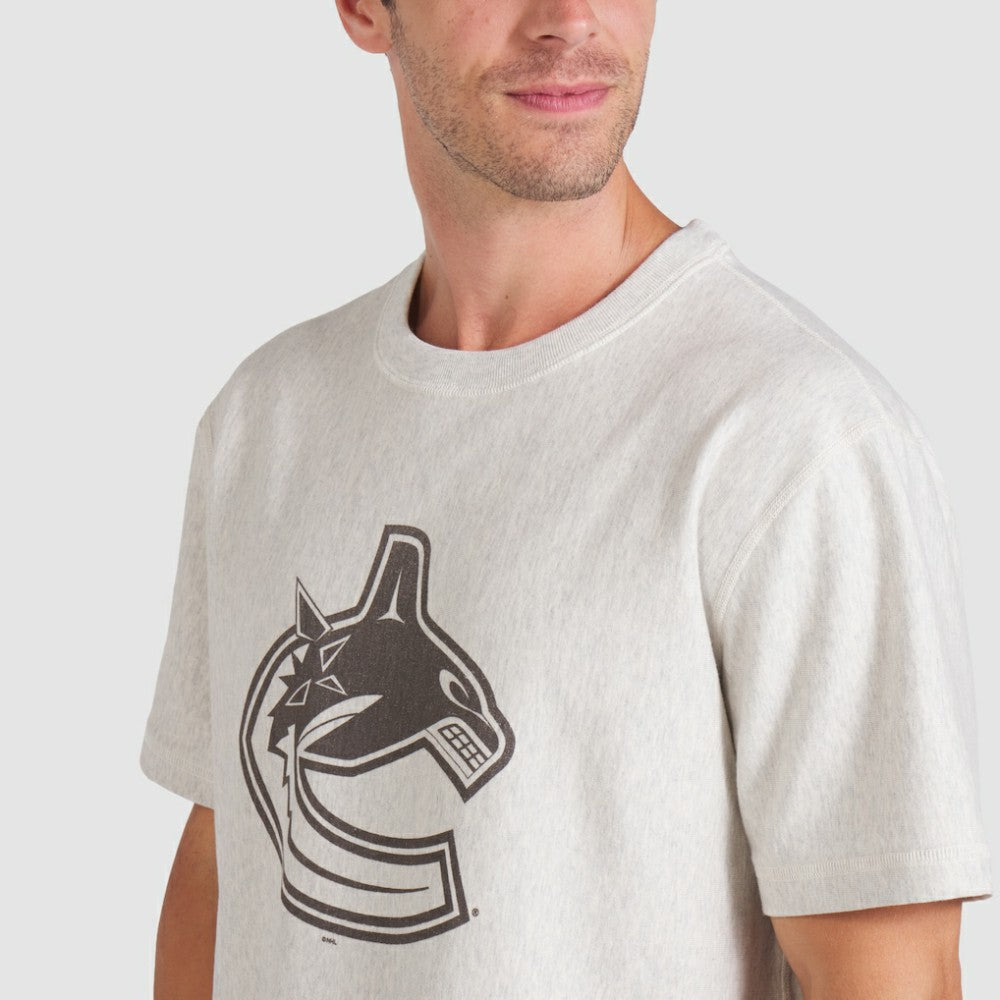 Vancouver Canucks Fanatics Made in Canada T-Shirt Cream