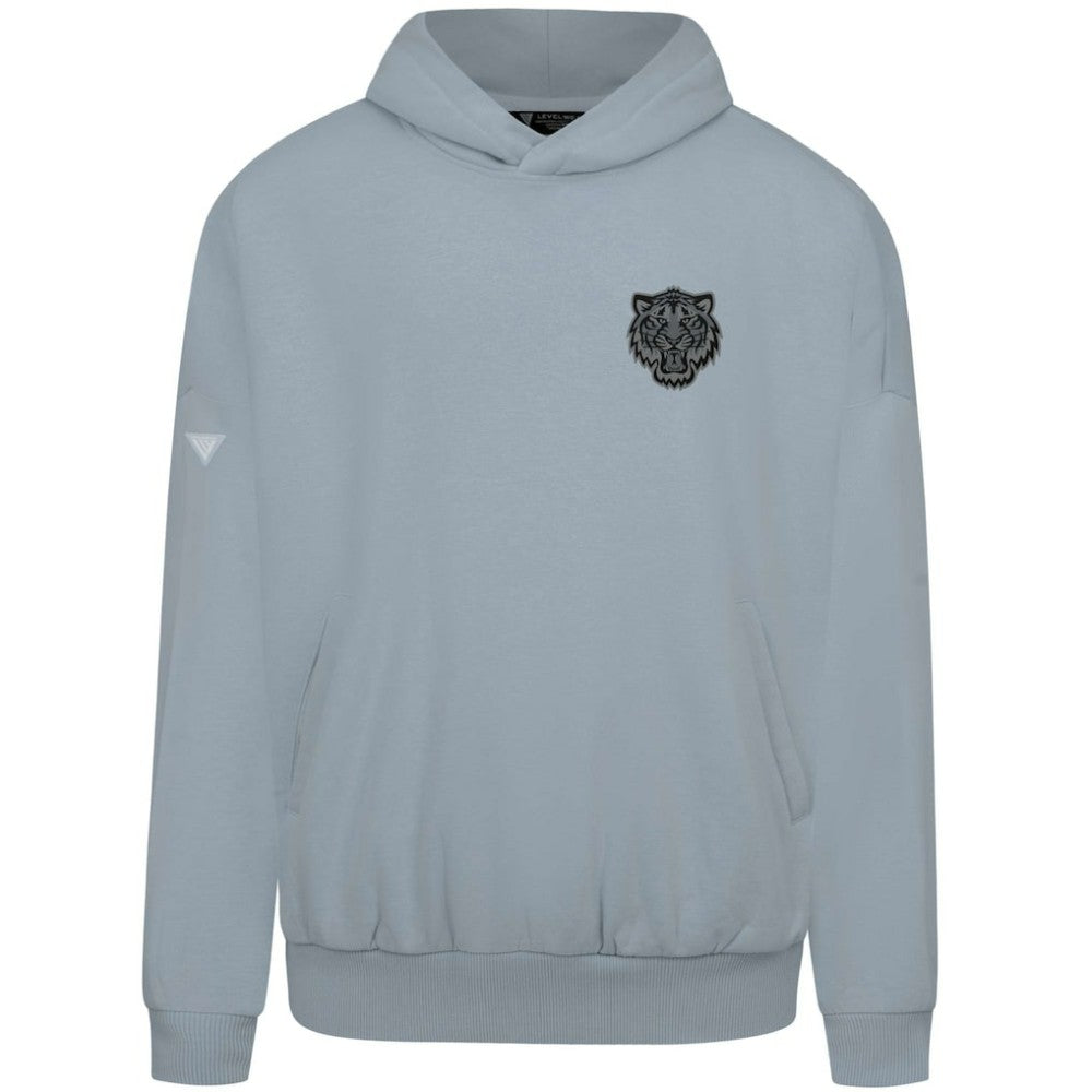 Detroit Tigers Levelwear Contact Nightfall Pullover Hoodie Gray