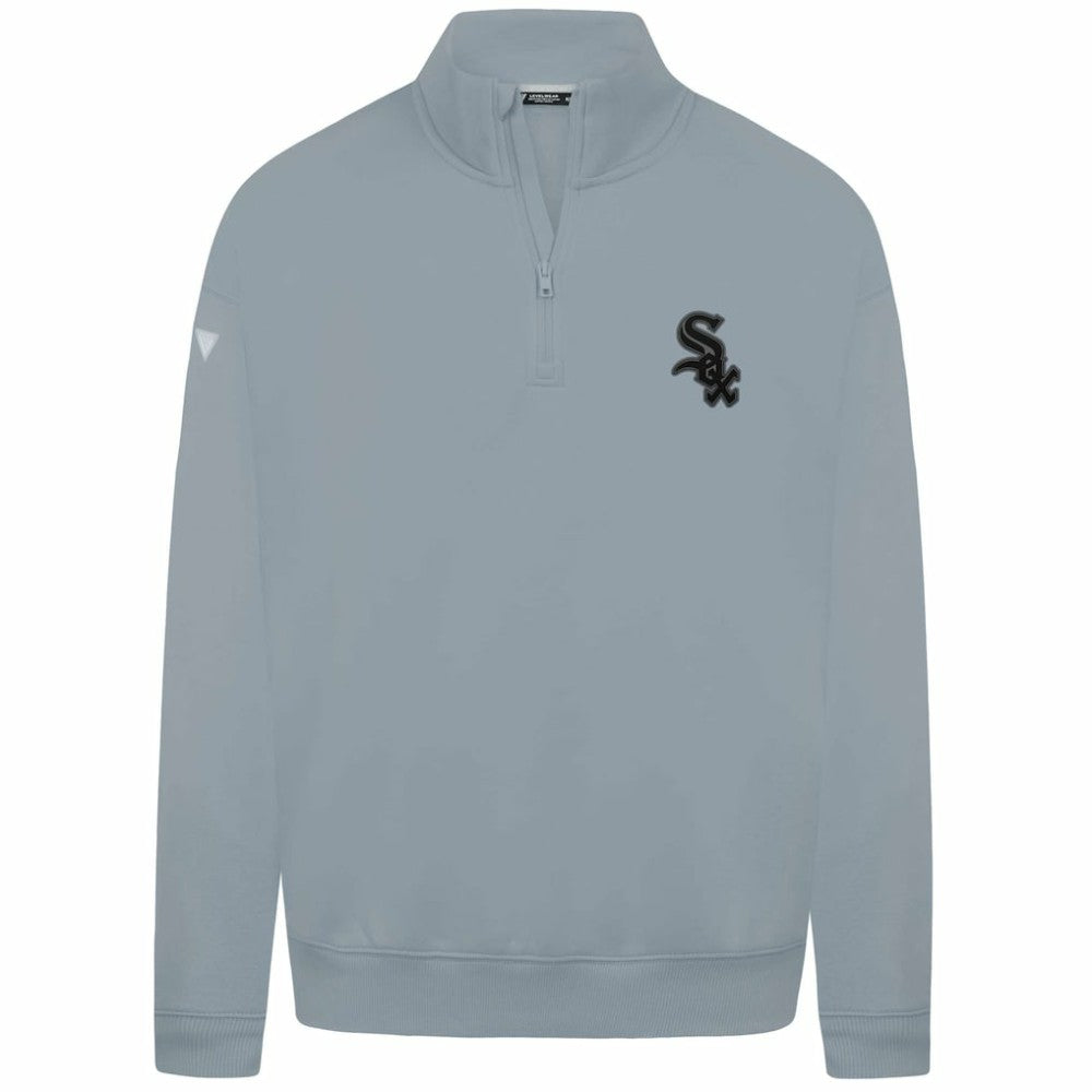 Chicago White Sox Levelwear Murray Nightfall Quarter-Zip Top Gray