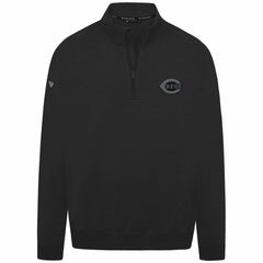Cincinnati Reds Levelwear Murray Nightfall Quarter-Zip Top Black