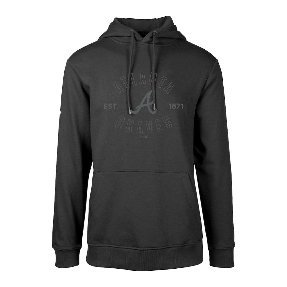 Atlanta Braves Levelwear Podium Abyssal Pullover Hoodie Black