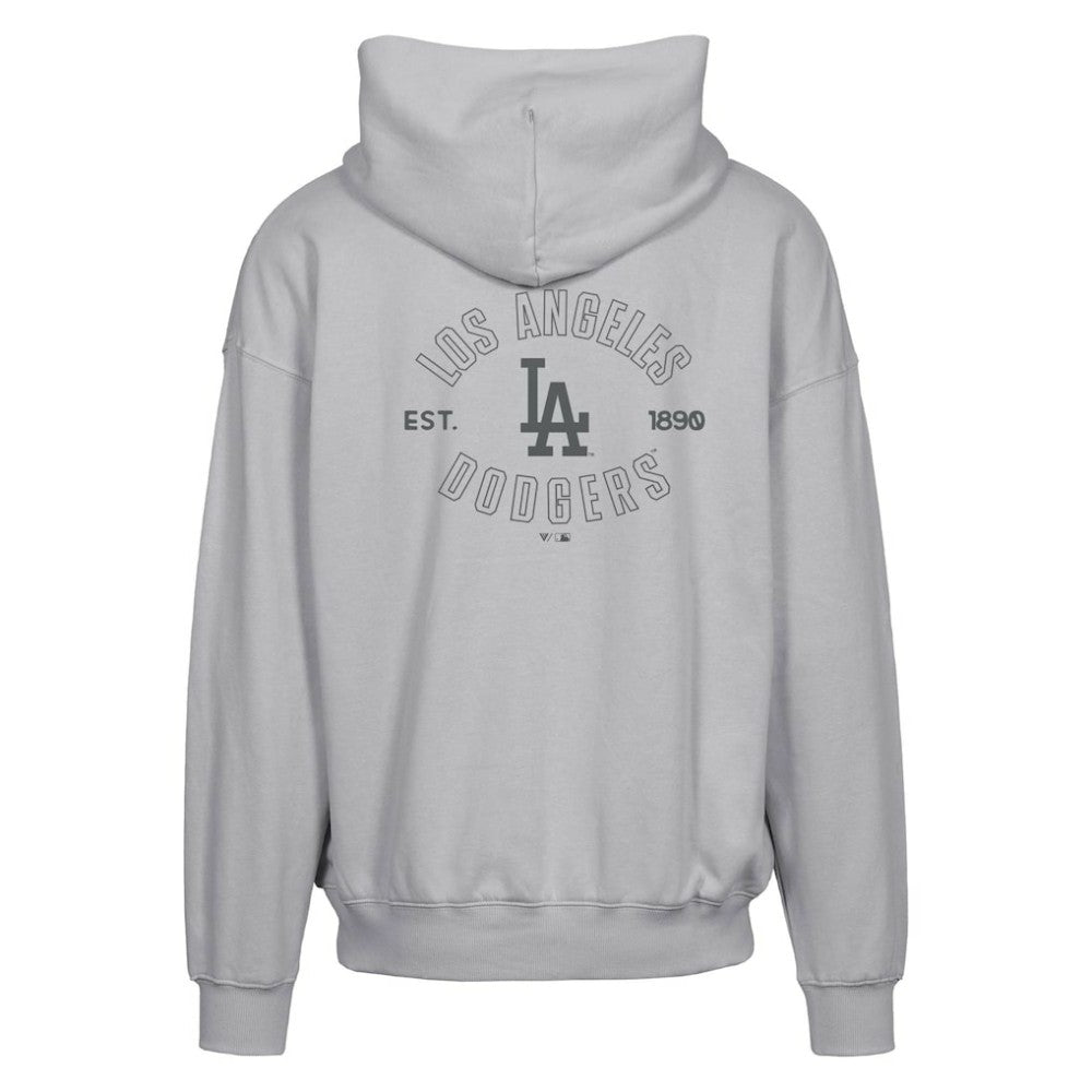 Los Angeles Dodgers Levelwear Uphill Abyssal Full-Zip Hoodie Gray