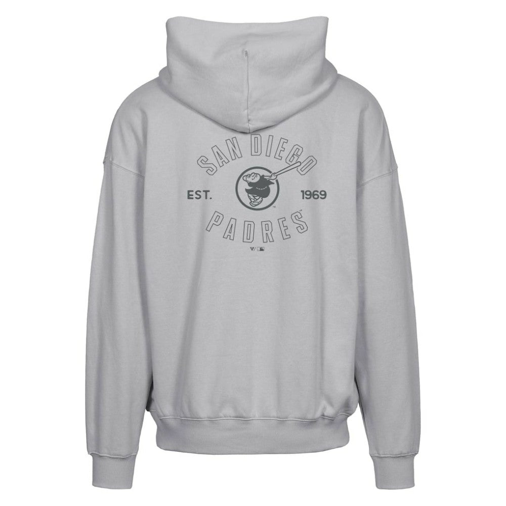 San Diego Padres Levelwear Uphill Abyssal Full-Zip Hoodie Gray