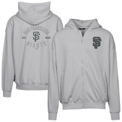 San Francisco Giants Levelwear Uphill Abyssal Full-Zip Hoodie Gray