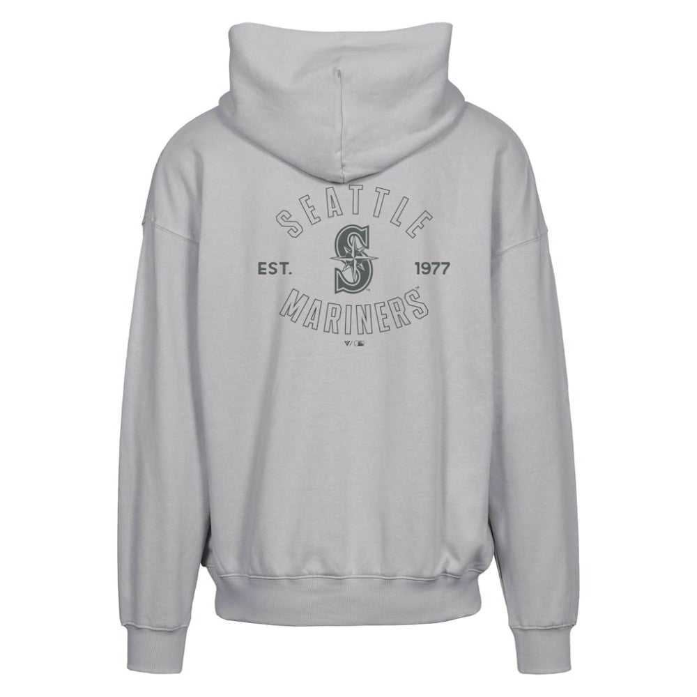 Seattle Mariners Levelwear Uphill Abyssal Full-Zip Hoodie Gray