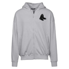 Boston Red Sox Levelwear Uphill Abyssal Full-Zip Hoodie Gray