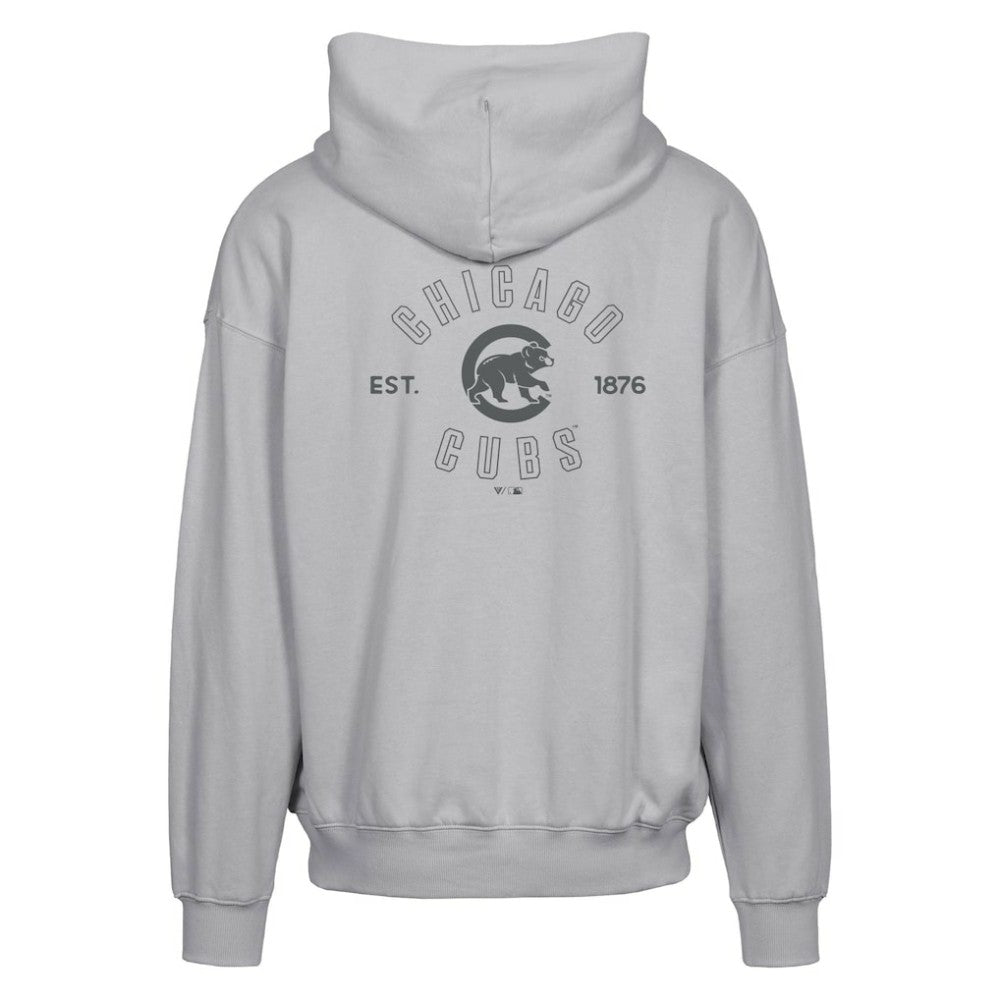 Chicago Cubs Levelwear Uphill Abyssal Full-Zip Hoodie Gray