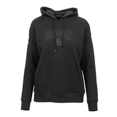 St. Louis Cardinals Levelwear Women's Adorn Darkmoon Pullover Hoodie Black