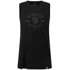 Milwaukee Brewers Levelwear Women's Influx Abyssal Tank Top Black