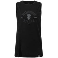 San Francisco Giants Levelwear Women's Influx Abyssal Tank Top Black