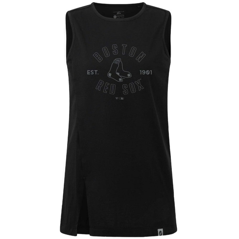 Boston Red Sox Levelwear Women's Influx Abyssal Tank Top Black