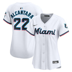 Sandy Alcantara Miami Marlins Women's Home Limited Player Jersey - White | Nike
