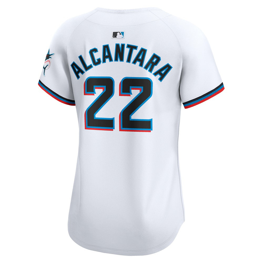 Sandy Alcantara Miami Marlins Women's Home Limited Player Jersey - White | Nike