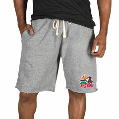 Los Angeles Angels Concepts Sport Mainstream Tri-Blend Shorts Gray