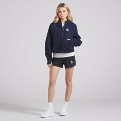 Seattle Kraken lululemon Women's Scuba Oversized Half-Zip Hoodie True Navy