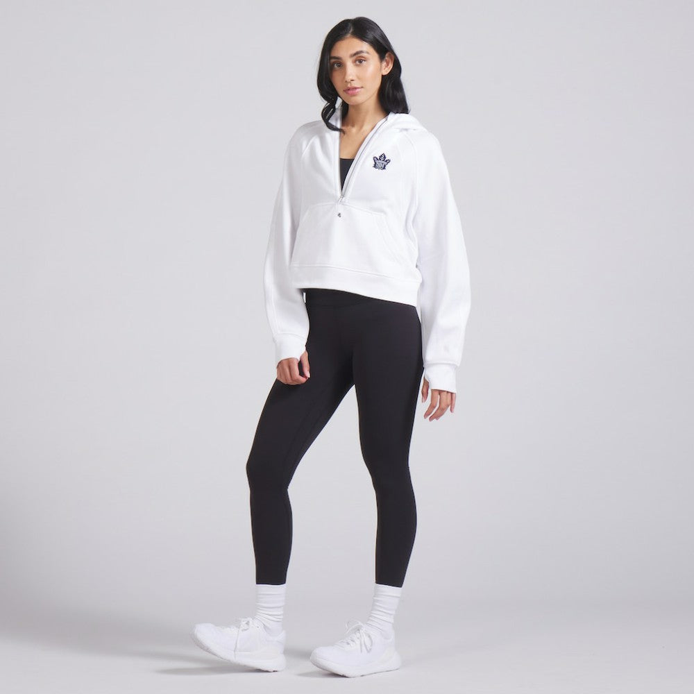 Toronto Maple Leafs lululemon Women's Scuba Oversized Half-Zip Hoodie White