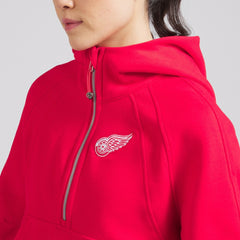 Detroit Red Wings lululemon Women's Scuba Oversized Half-Zip Hoodie True Red