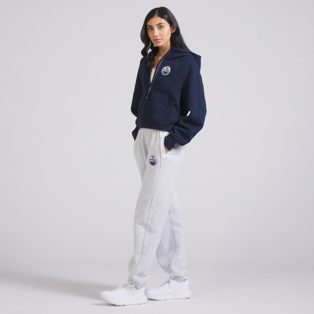 Edmonton Oilers lululemon Women's Scuba Oversized Half-Zip Hoodie True Navy