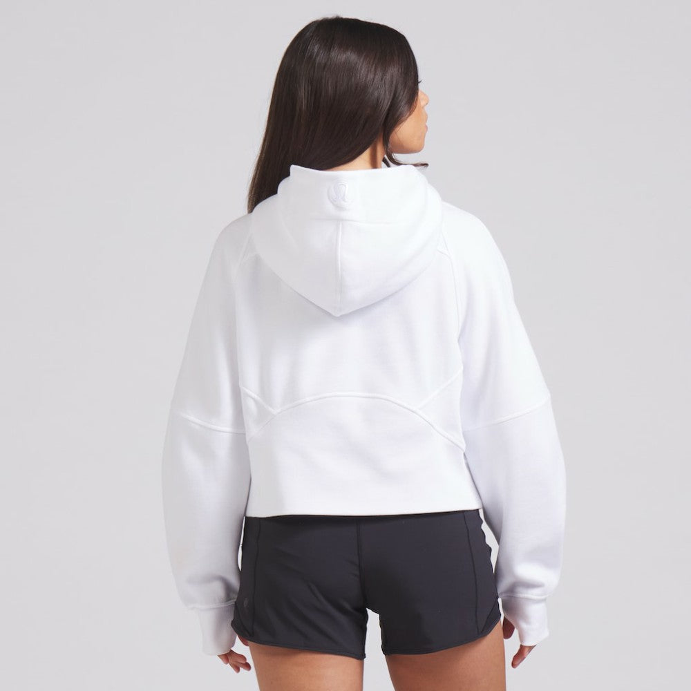 Edmonton Oilers lululemon Women's Scuba Oversized Half-Zip Hoodie White