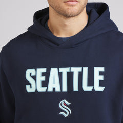 Seattle Kraken lululemon Steady State Pullover Hoodie True Navy
