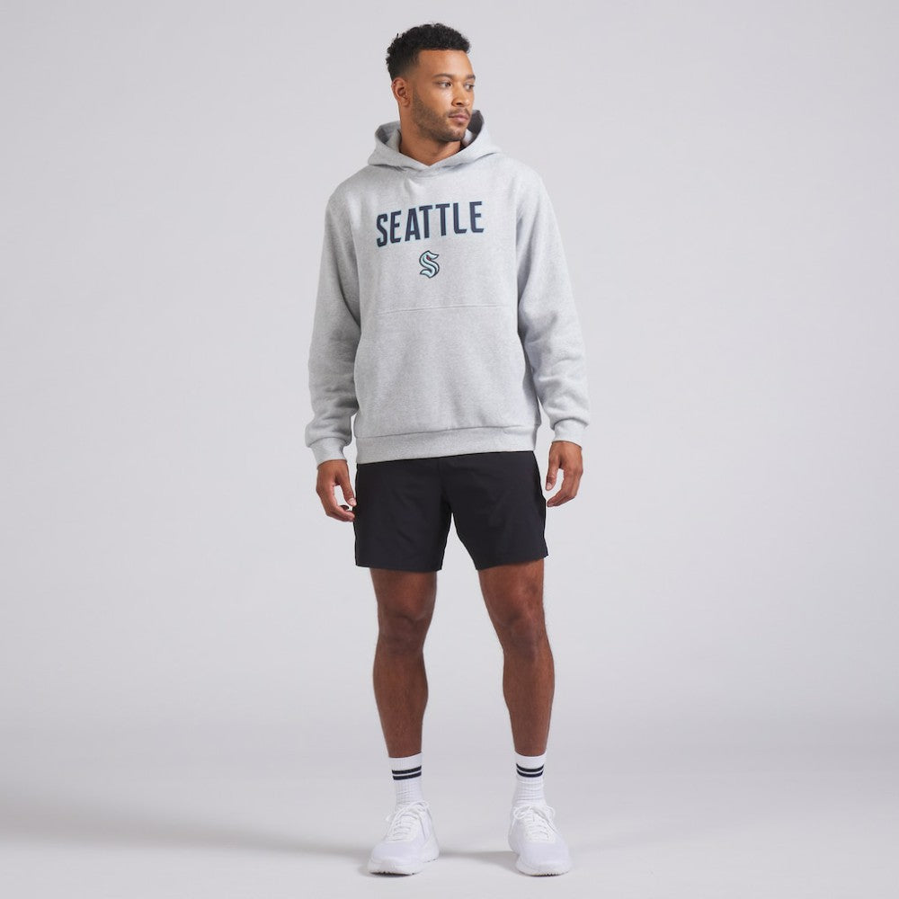 Seattle Kraken lululemon Steady State Pullover Hoodie Heathered Silver Drop