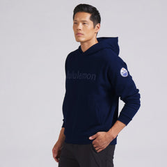 Edmonton Oilers lululemon Steady State Pullover Hoodie True Navy
