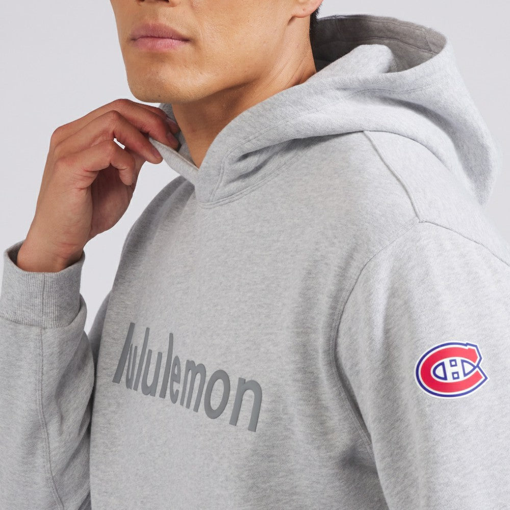 Montreal Canadiens lululemon Steady State Pullover Hoodie Heathered Silver Drop