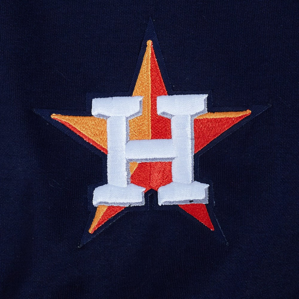 Houston Astros Pro Standard Women's Game Day Classics Crewneck Pullover Sweatshirt Navy
