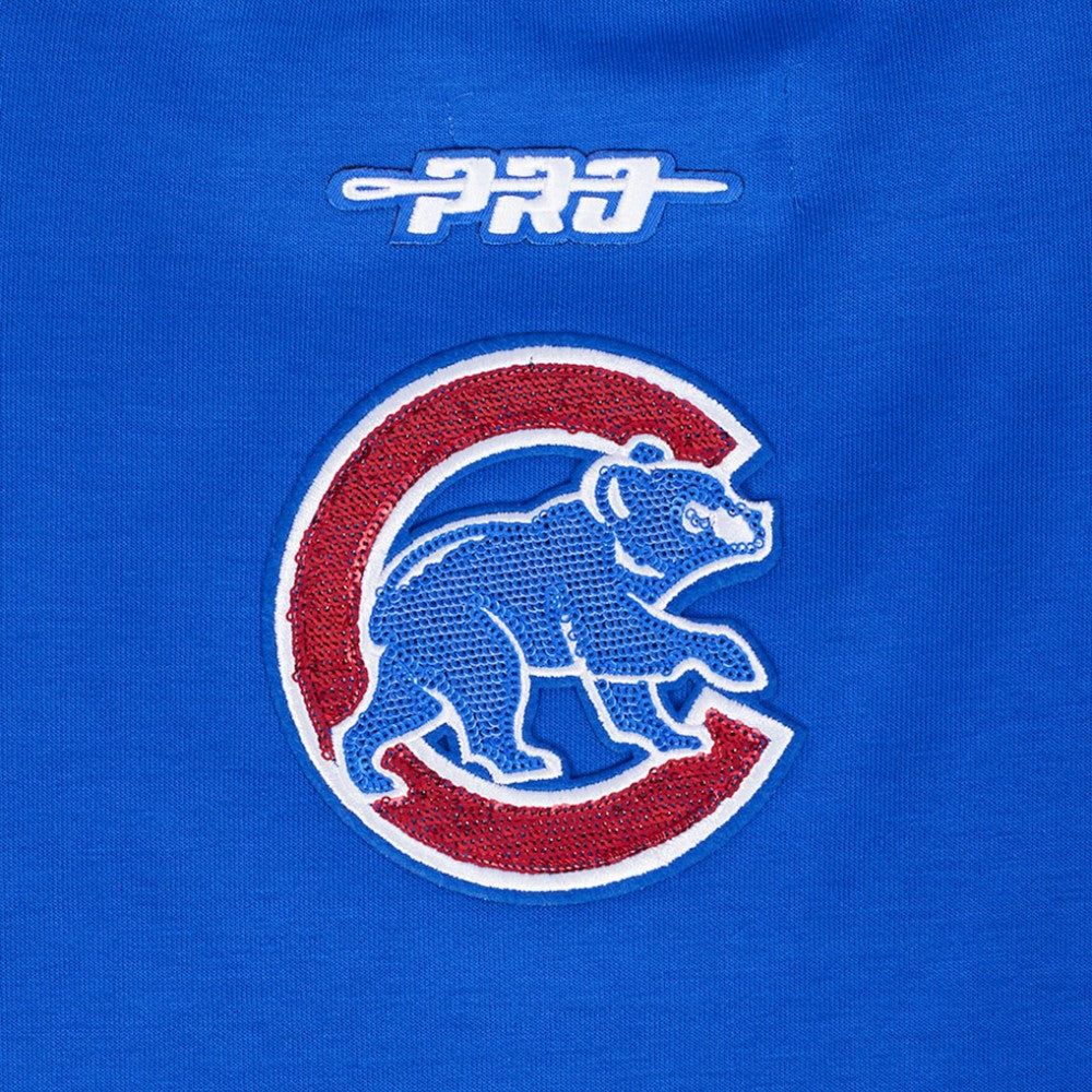 Chicago Cubs Pro Standard Women's Game Day Classics Crewneck Pullover Sweatshirt Royal