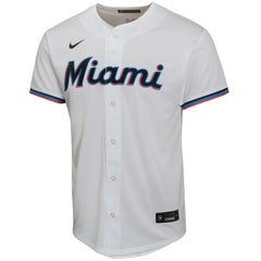 Sandy Alcantara Miami Marlins Youth Home Game Player Jersey White | Nike