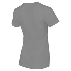 Chicago Cubs Tiny Turnip Women's Logo Grid  T-Shirt Gray