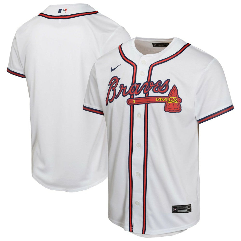 Atlanta Braves Youth Home Game Jersey White | Nike
