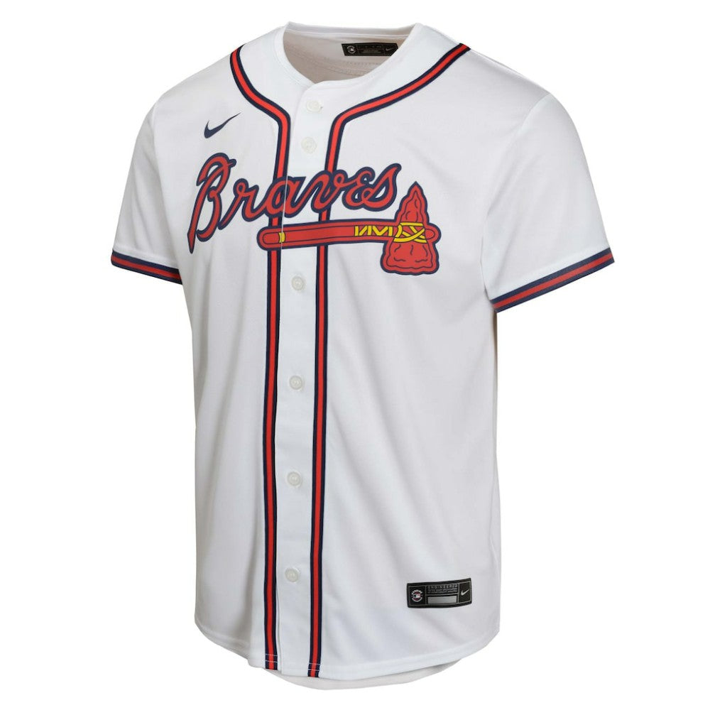 Atlanta Braves Youth Home Game Jersey White | Nike