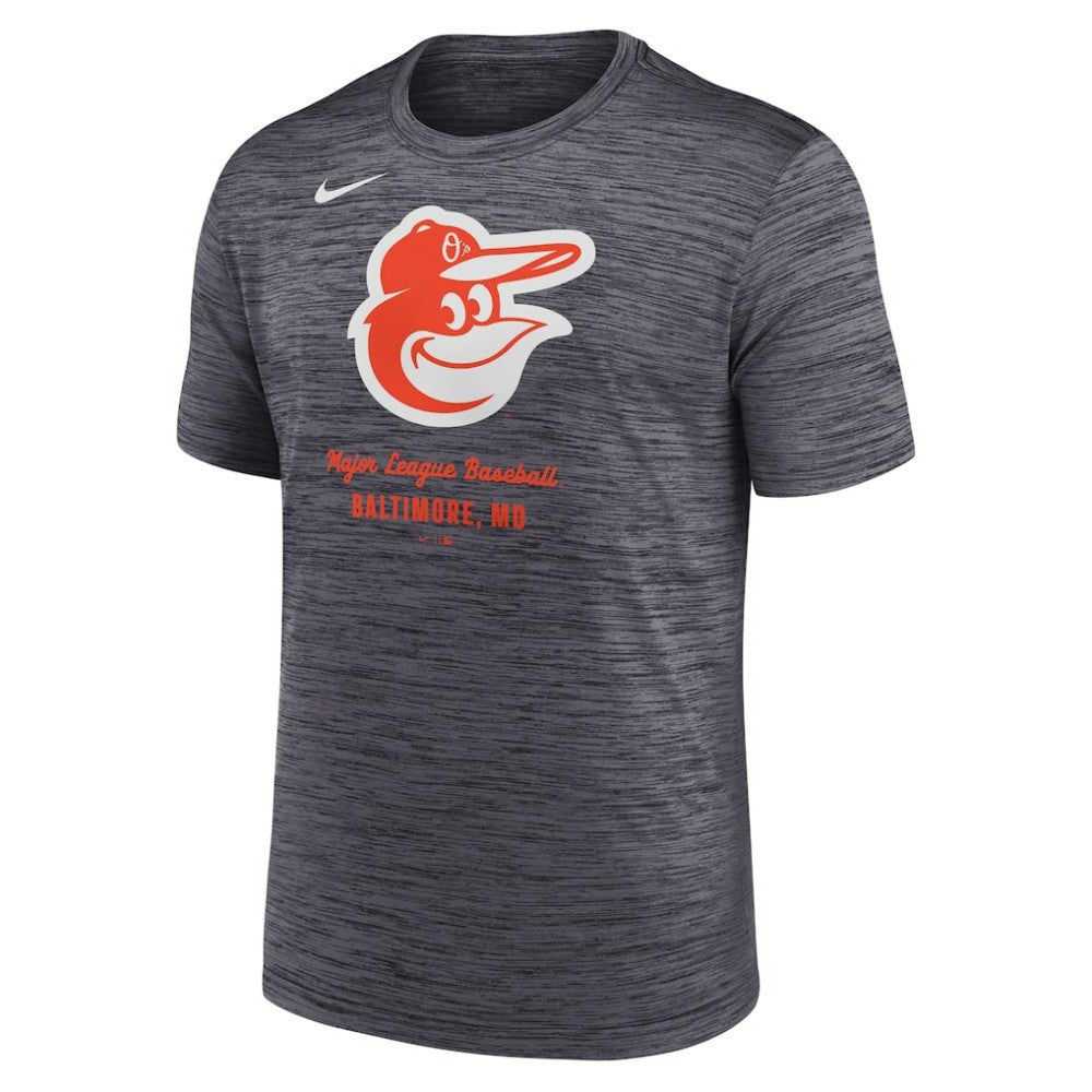 Baltimore Orioles Velocity Dri-FIT T-Shirt Gray | Nike