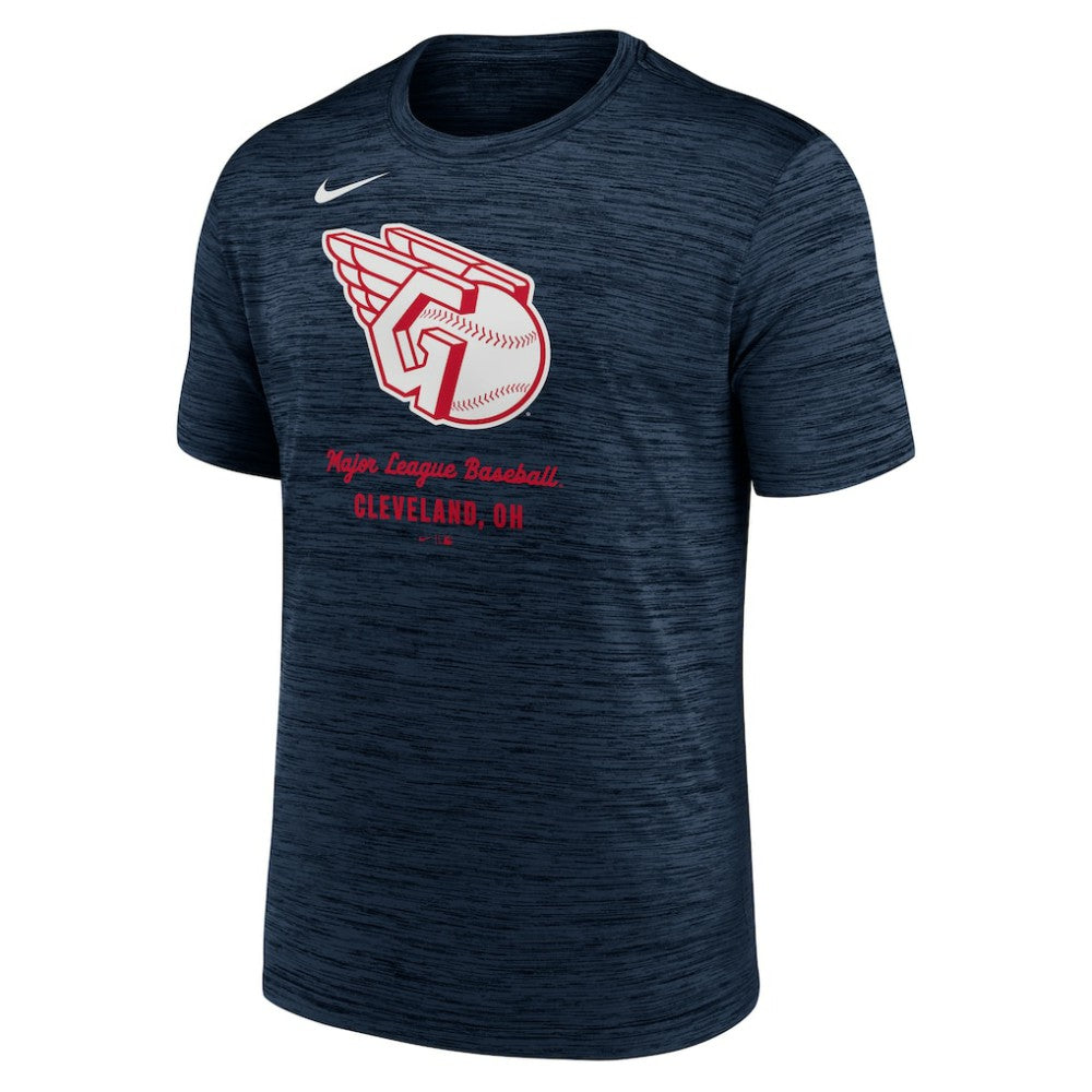 Cleveland Guardians Velocity Dri-FIT T-Shirt Navy | Nike