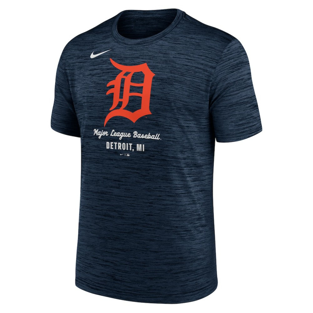 Detroit Tigers Velocity Dri-FIT T-Shirt Navy | Nike