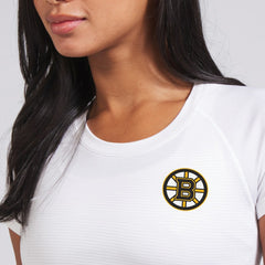 Boston Bruins lululemon Women's Swiftly Tech Short-Sleeve Shirt 2.0 White