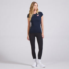 Montreal Canadiens lululemon Women's Swiftly Tech Short-Sleeve Shirt 2.0 True Navy